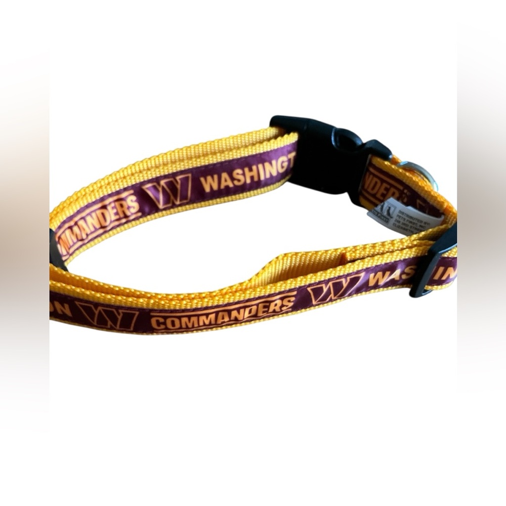 Washington Commanders dog collar
